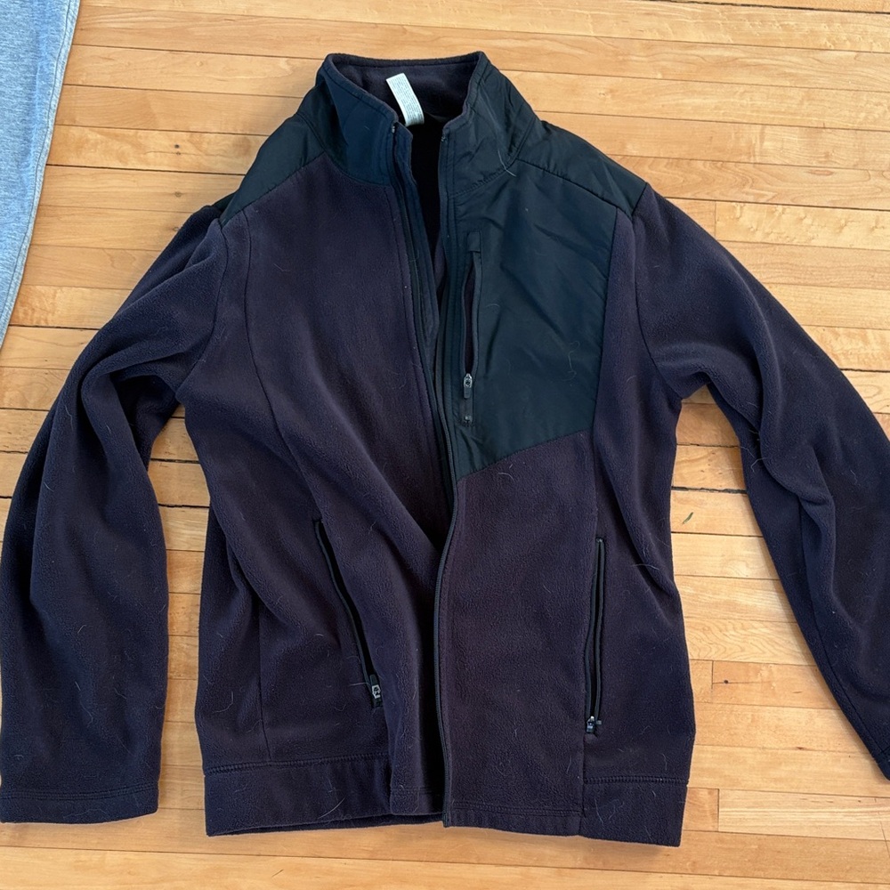 All in Motion Black Fleece Jacket Polartec